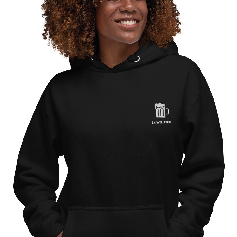 Ik wil bier - Premium Unisex Hoodie - DutchValues