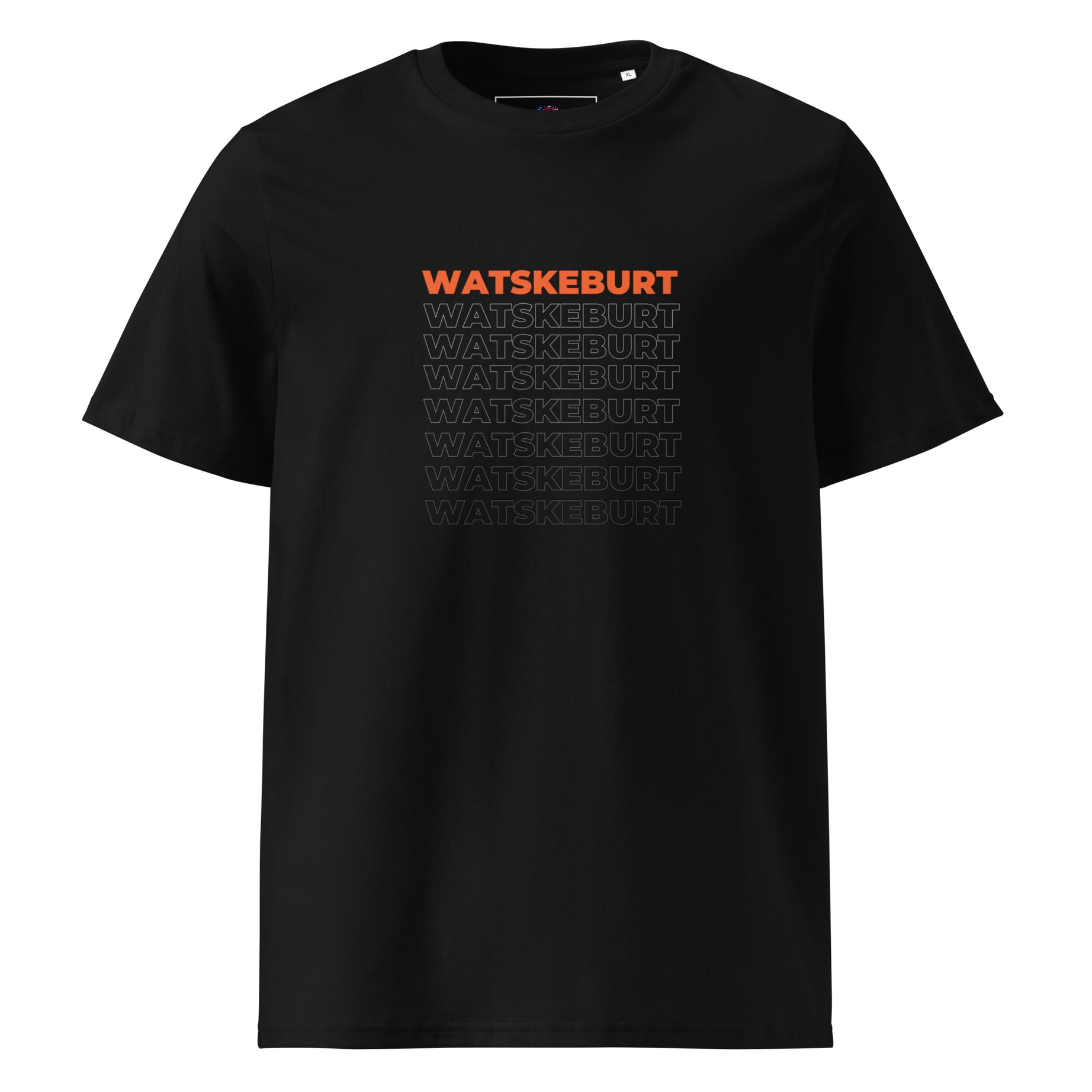Watskeburt- Uniseks T-shirt van biologisch katoen