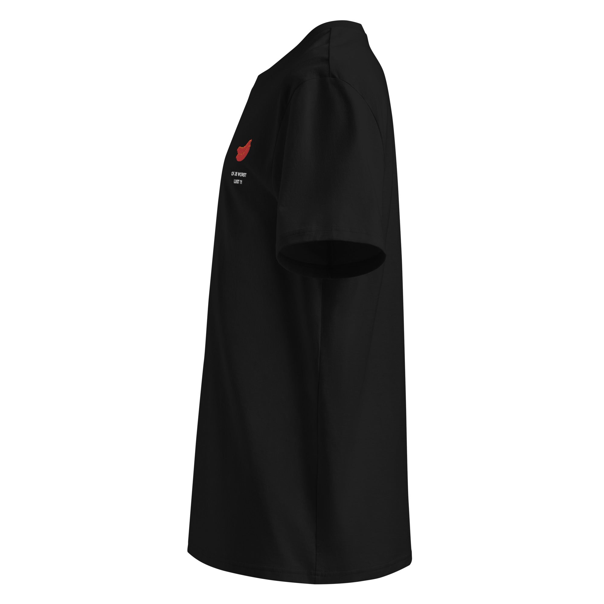 Of je worst lust - Unisex T-shirt van biologisch katoen - DutchValues