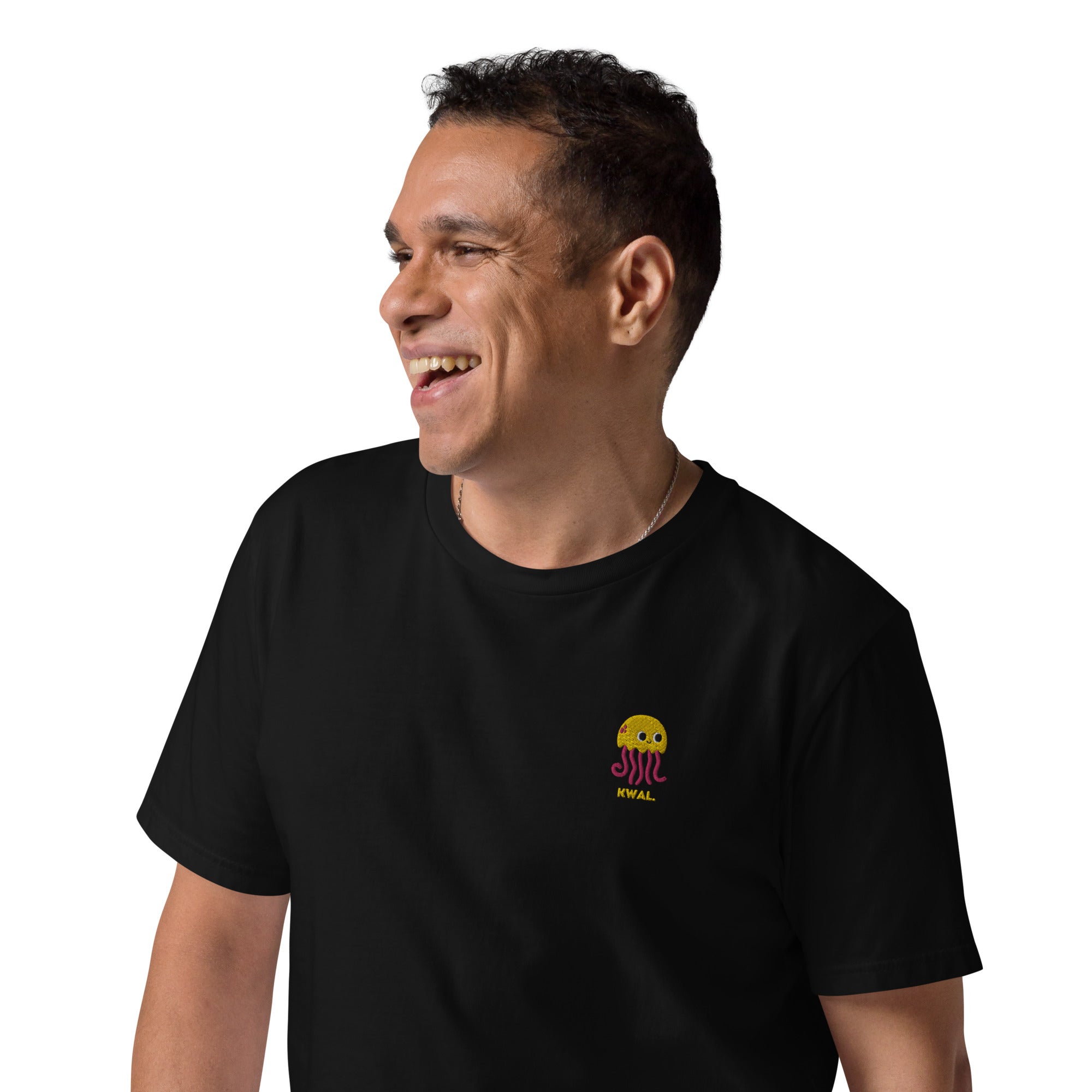 Kwal - Unisex T-shirt van biologisch katoen - Donker