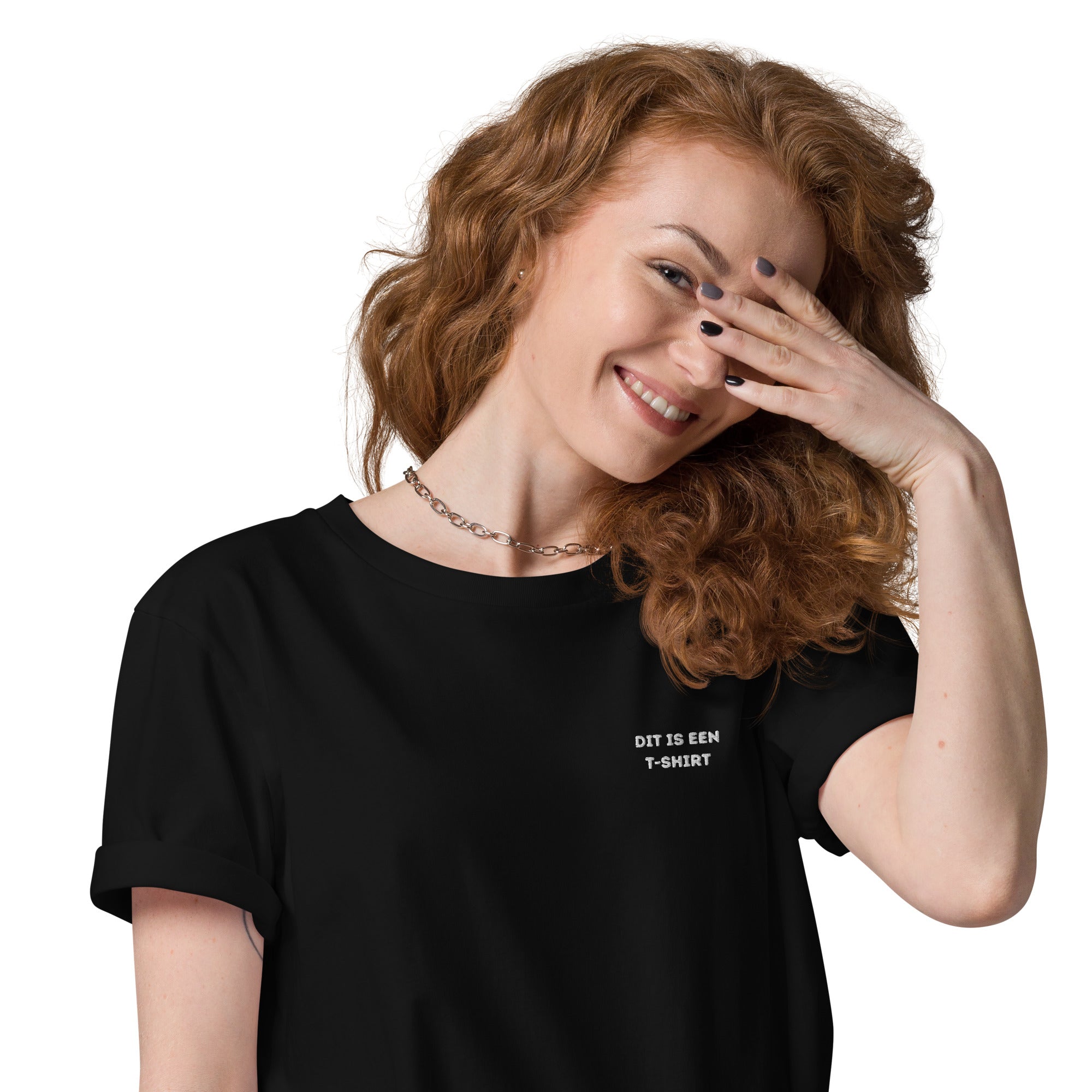 Dit is een T-shirt - Unisex T-shirt Biologisch katoen - DutchValues