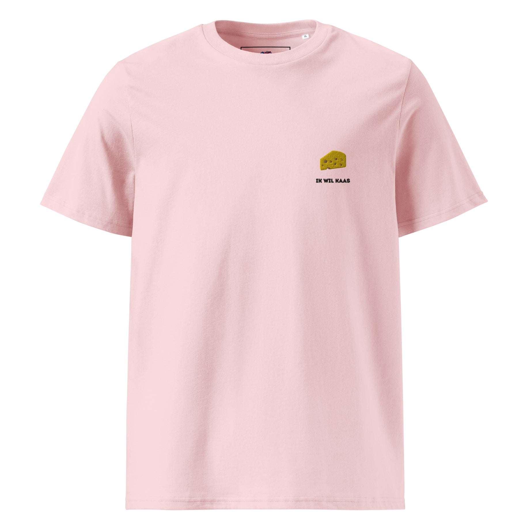 Ik wil kaas - Unisex T-shirt van biologisch katoen - Lichte kleuren - DutchValues