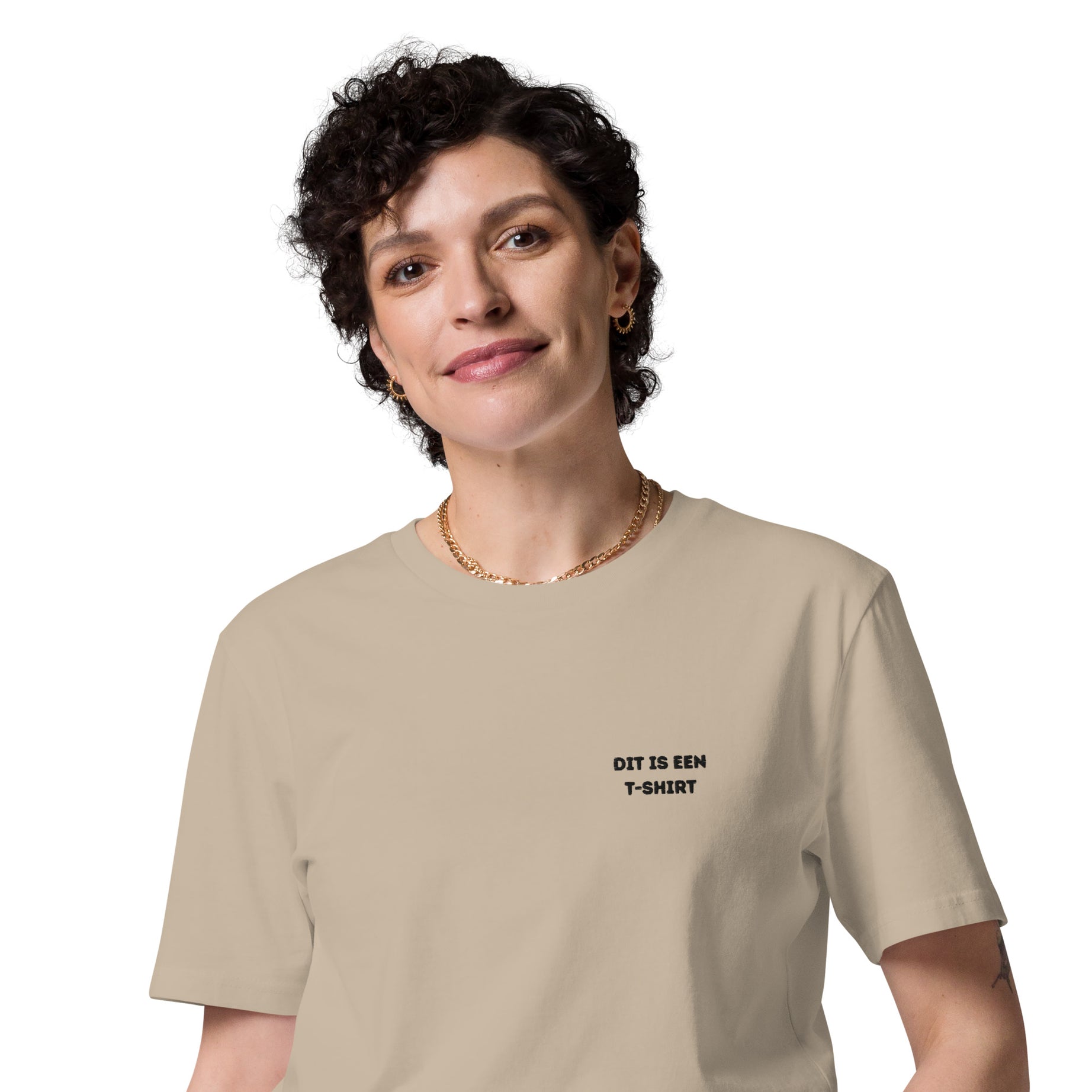 Dit is een T-shirt - Unisex T-shirt Biologisch katoen - DutchValues
