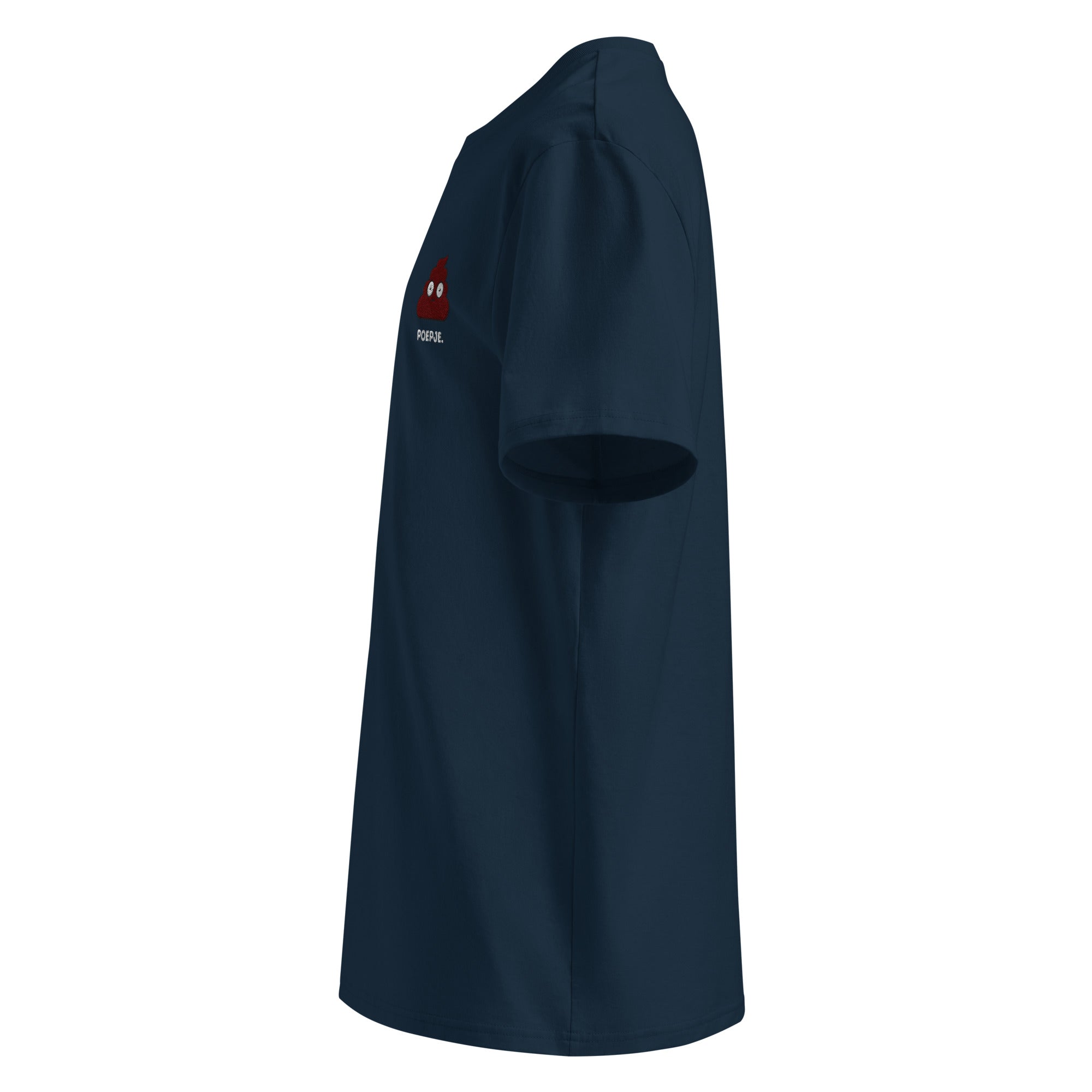 Poepje - Unisex T-shirt van biologisch katoen - Donkere kleuren - DutchValues